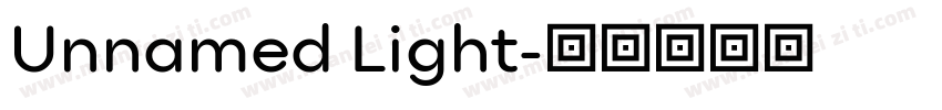 Unnamed Light字体转换